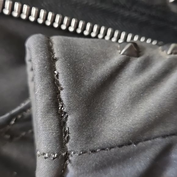 Mayhem x Toxic Vision Upcycled Studded Biker Jacket - Picture 7 of 10